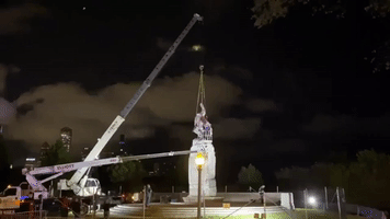 Christopher Columbus Statues Removed From Two Chicago Parks