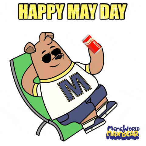 May Day Vappu GIF by Meme World of Max Bear