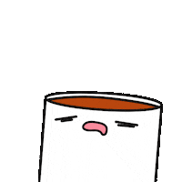Sad Coffee Sticker
