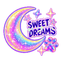 Sleepy Good Night Sticker