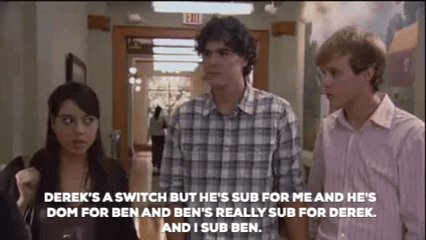 onebrightlight giphygifmaker parks and recreation switch bdsm GIF