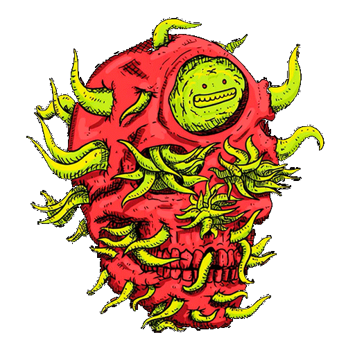 Skull Tentacles Sticker