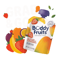 Smoothie Grab And Go Sticker by Buddy Fruits