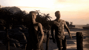 bandainamco kiss romance sunset bandai namco GIF