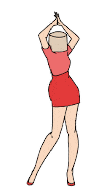 kokira dance fun party clap Sticker