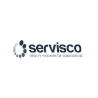 ServiscoImmo logo blue realty partner Sticker