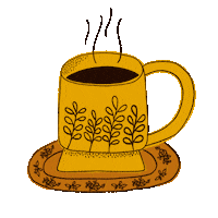 Sipping Pride And Prejudice Sticker by Kristen Vaughn