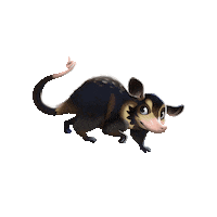 Opossum Sticker by Projeto Marsupiais