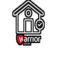 warriordoors home house security Sticker