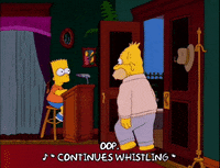awkward bart simpson GIF