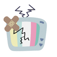 Pastel Tvgirl Sticker