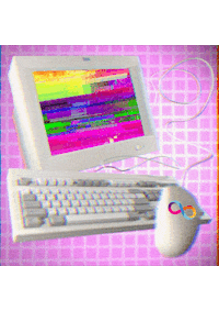 Crypto Flashing Sticker by DFINITY