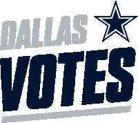 Voting Dallas Cowboys Sticker by NFL
