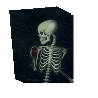 Day Of The Dead Art Sticker by Vizual Hustle