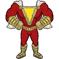 Hero Wearing Sticker by Shazam! Fury of the Gods