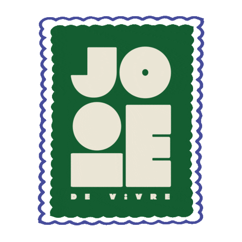 Happy Joie De Vivre Sticker by Papier and Co.