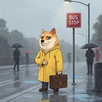 Commuting Shiba Inu GIF by Doge Pound