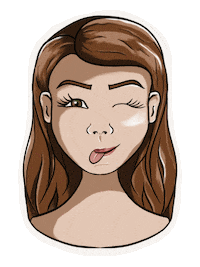 Happy Tongue Sticker