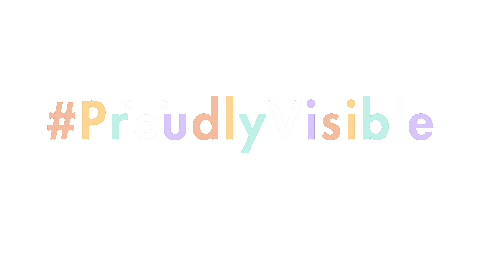 Proudly Visible Sticker by Visible