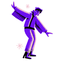 Star Happy Dance Sticker by Opposition