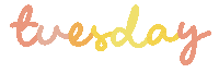 Days Of The Week Day Sticker by Isabella Baillie