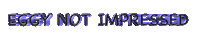text eggy not impressed Sticker by mess
