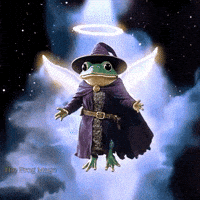 The_Frog_Mage magic flying angel fantasy GIF