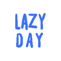 Lazy Day Mager Sticker
