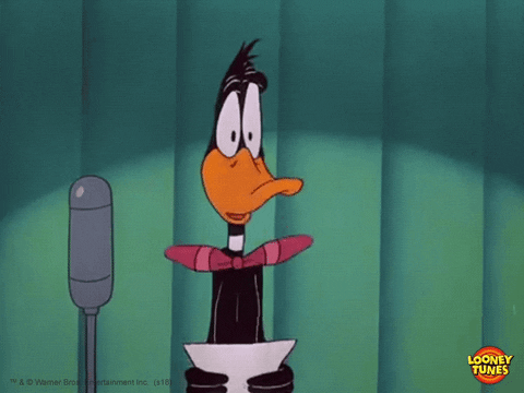 daffy duck wtf GIF by Looney Tunes
