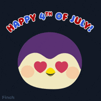 Independence Day Celebration GIF by Finch Care