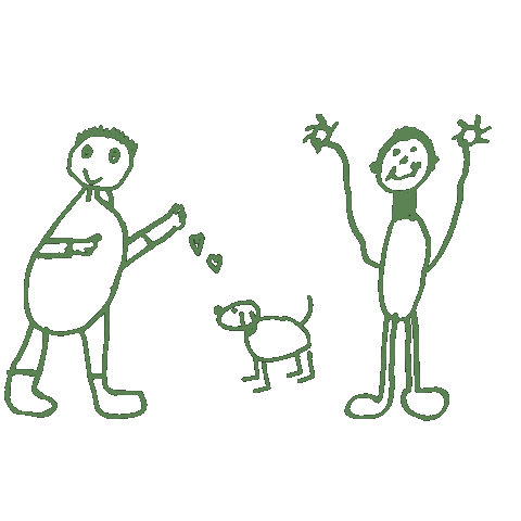 Hunde Sticker by Hunderunde