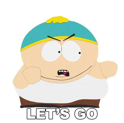 Lets Go Hurry Sticker by South Park