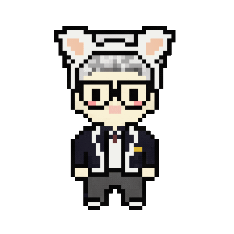 Gangnam Style Cute Cat Sticker