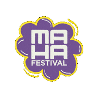 mahafestival flower omaha maha maha festival Sticker