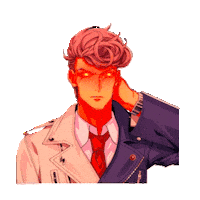 Red Eyes Hypmic Sticker