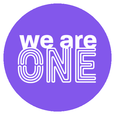 We Are One Sticker by Stockanotti