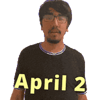 April 2 Sticker