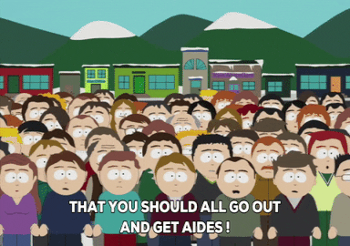 crowd gathering GIF by South Park 