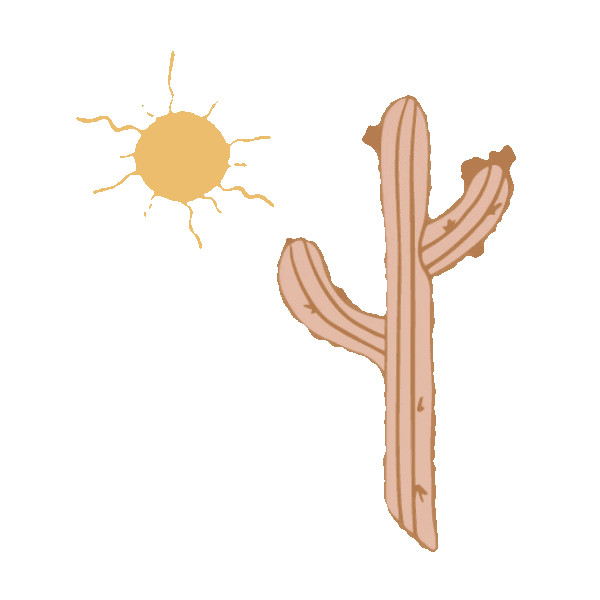 goumikids giphyupload guitar desert cactus Sticker