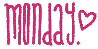 Pink Monday Sticker