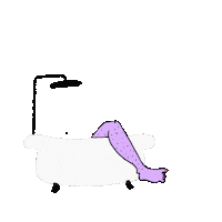 Relax Bathing Sticker by emilia voltti