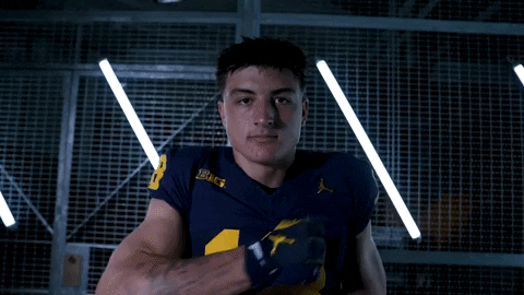 Go Blue Ncaa Football GIF by Michigan Athletics