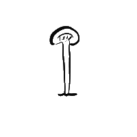 burn04001 香菇 Sticker