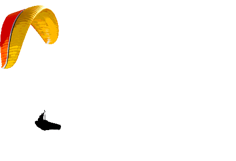 Paragliding Papierhut Sticker