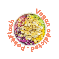 Veganpoke Sticker by PokèFlash