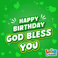 Happy Birthday GIF by Lucas and Friends by RV AppStudios