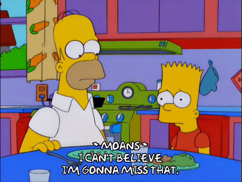 sad homer simpson GIF