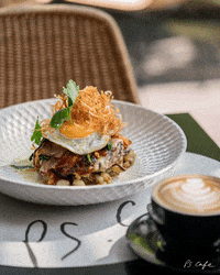 PSCafe coffee breakfast eggs brunch GIF