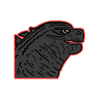 Godzilla Vs Kong What Sticker