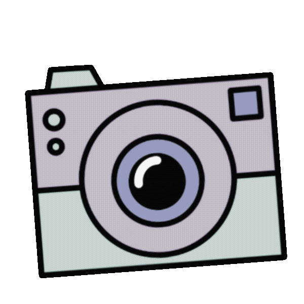 HollyObee photography purple photo camera Sticker